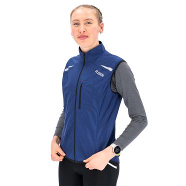 Fusion S1 Run Vest Dunkelblau damen 