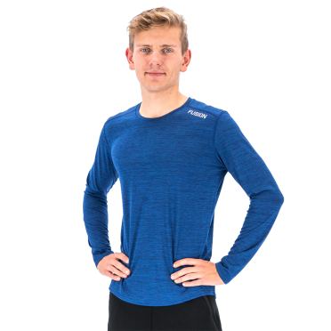 Fusion C3 LS Shirt Blau Herren 