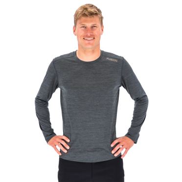 Fusion C3 LS Shirt Grau Herren