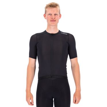 Fusion Cycling Jersey Schwarz Herren 