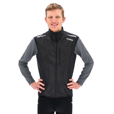 Fusion S1 Run Vest Schwarz herren 