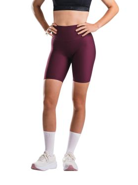 Fusion High Rise Short Tights Bordeaux Damen 