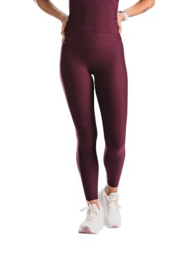 Fusion High Rise Tights Bordeaux Damen 