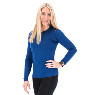 Fusion Merino 150 LS Shirt Blau damen 