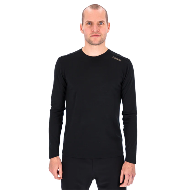 Fusion Merino 220 LS Shirt Schwarz herren 