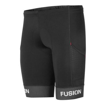 Fusion PWR Tri Tights Schwarz unisex