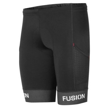 Fusion PWR Tri Tights Schwarz unisex 