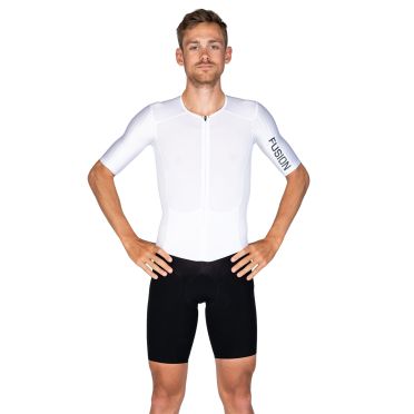Fusion SLi High Speed Suit SS Weiss/Schwarz Unisex 