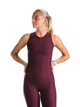 Fusion Tank Top Bordeaux Damen 