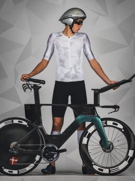 Fusion TEMPO! Suit Kurzarm Weiss/Grau Unisex