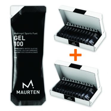 Maurten Gel 100 mit Kohlenhydraten - 24 x 40g Beutel Kombi-Angebot