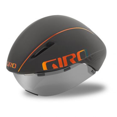Giro Aerohead mips Fahrradhelm matt grau / feuerchrom