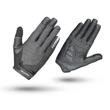 GripGrab Women's progel full finger Radhandschuhe Schwarz Damen 