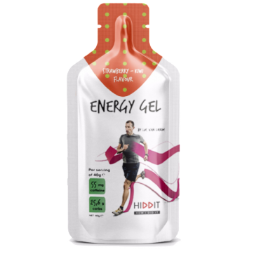 Hiddit Energy Gel Box Erdbeere - Kiwi 10x3 (40g)