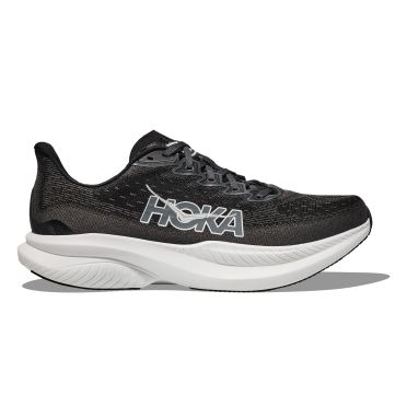 Hoka Mach 6 Laufschuhe Black.White Damen