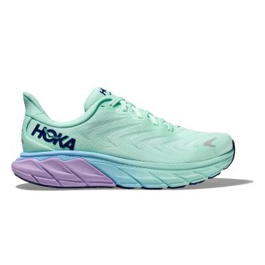 Hoka Arahi 6 Laufschuhe Lichtgrun/Lila Damen