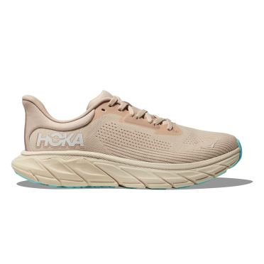 Hoka Arahi 7 Laufschuhe Beige Damen 