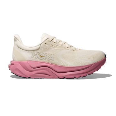 Hoka Arahi 8 Laufschuhe Alabaster/Lingoberry Damen 