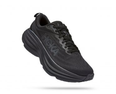 Hoka Bondi 8 Laufschuhe Schwarz Herren 