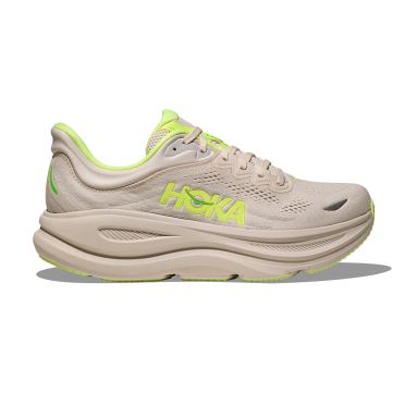 Hoka Bondi 9 Laufschuhe Grout/Neon Yuzu Herren 