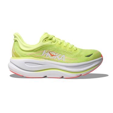 Hoka Bondi 9 Laufschuhe Neon Yuzu/Sunlight Damen 