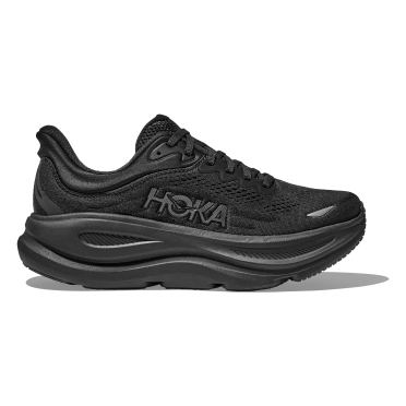 Hoka Bondi 9 WIDE Laufschuhe Schwarz/Schwarz Damen