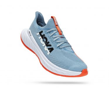 Hoka Carbon X 3 Laufschuhe Blau/Orange Herren