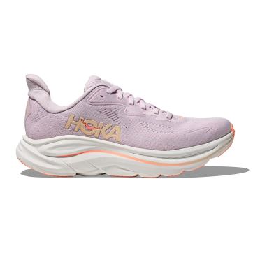 Hoka Clifton 10 Laufschuhe Lilac Cream/Tangerine Glow Damen 