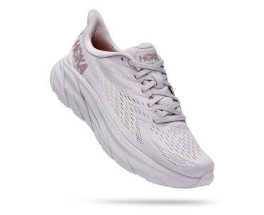 Hoka Clifton 8 Laufschuhe Grau Damen