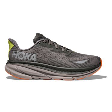 Hoka Clifton 9 GTX Laufschuhe Asphalt Grey/Gravel Herren
