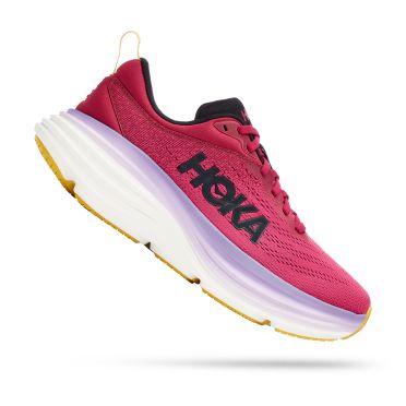 Hoka Bondi 8 Laufschuhe Rot Damen