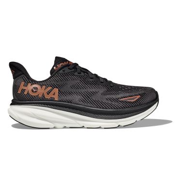 Hoka Clifton 9 Laufschuhe schwarz/braun Damen