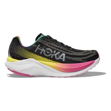 Hoka Mach X Laufschuhe Schwarz/Gelb Herren 