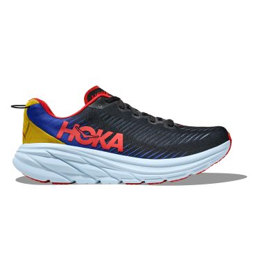 Hoka Rincon 3 Laufschuhe Schwarz/Blau Herren