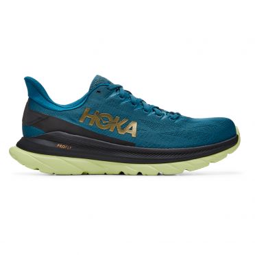 Hoka One One Mach 4 Laufschuhe Blau Herren