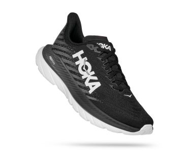 Hoka Mach 4 Laufschuhe Schwarz/Weiss Damen