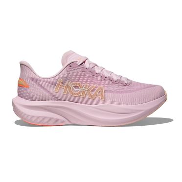 Hoka Mach 7 Laufschuhe Lilac Cream/Tangerine Glow Damen 