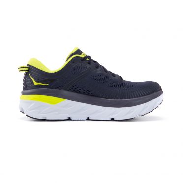 Hoka One One Bondi 7 Laufschuhe Grau/Gelb herren