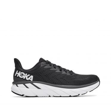 Hoka One One One Clifton 7 Laufschuhe schwarz/weiss Damen