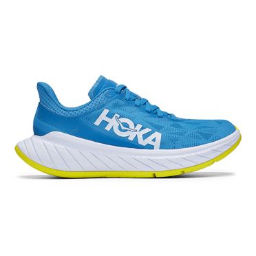 Hoka One One Carbon X 2 Laufschuhe Blau Damen