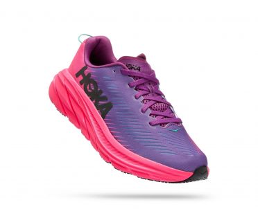 Hoka Rincon 3 Laufschuhe Lilla Damen