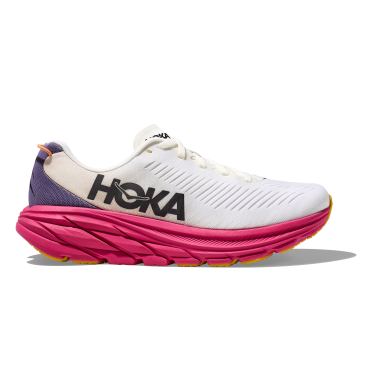 Hoka Rincon 3 Laufschuhe Weiss/Rot Damen 