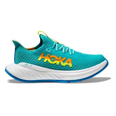 Hoka Carbon X 3 Laufschuhe Blau/Grun Damen
