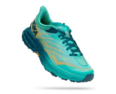 Hoka Speedgoat 5 Laufschuhe Blau Damen