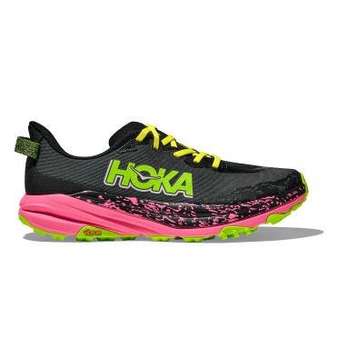 Hoka Speedgoat 6 Laufschuhe Black/Neon Rose Herren