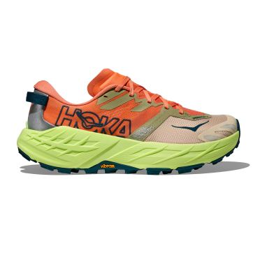 Hoka Speedgoat 7 Laufschuhe Persimmon/Neon Yuzu Damen 