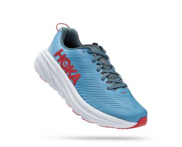 Hoka Rincon 3 Laufschuhe Blau/Rot Herren