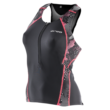 Orca Core support singlet Schwarz/Rosa Damen