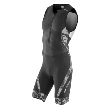 Orca 226 Kompress race trisuit ärmellos Schwarz Herren