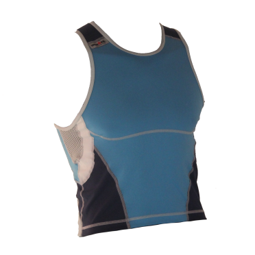 Ironman Tri top ärmellos New Olympic Blau Herren 